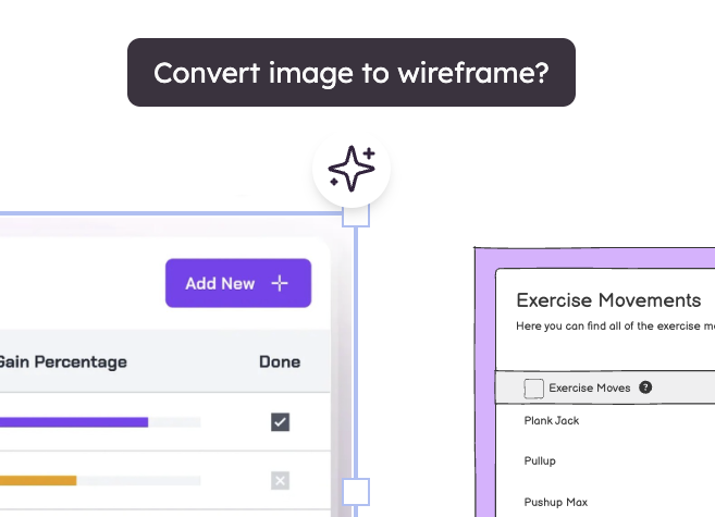  Image to Wireframe (Beta)