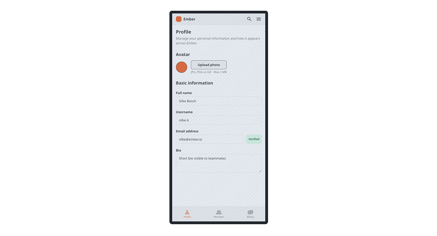 Mobile prototype