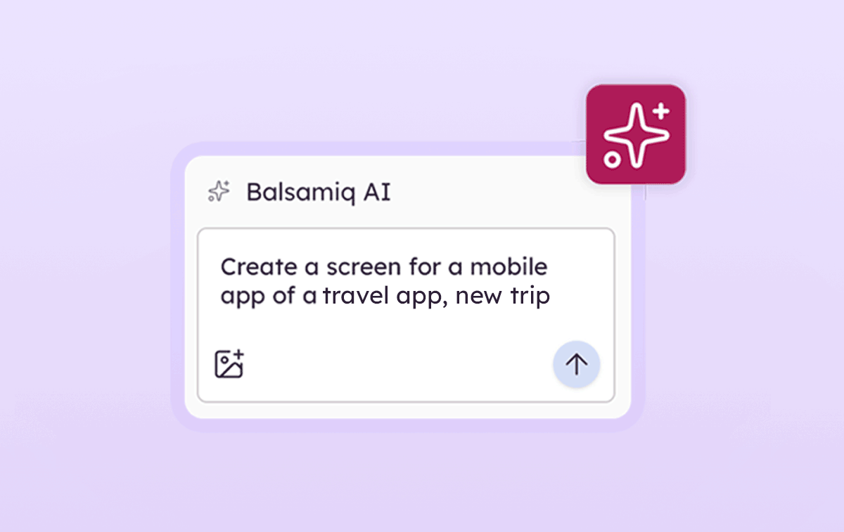 Generate visuals with Balsamiq AI
